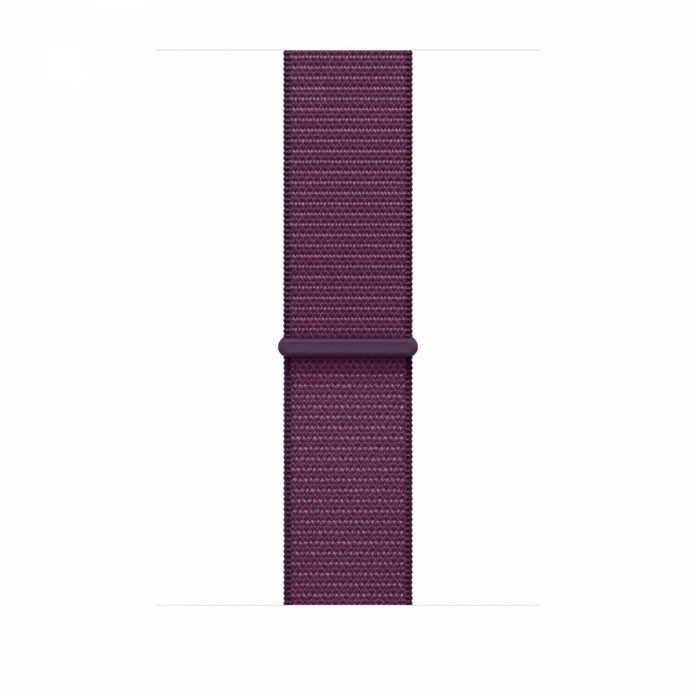 Opaska sportowa w kolorze dojrzałej śliwki do koperty 46 mm