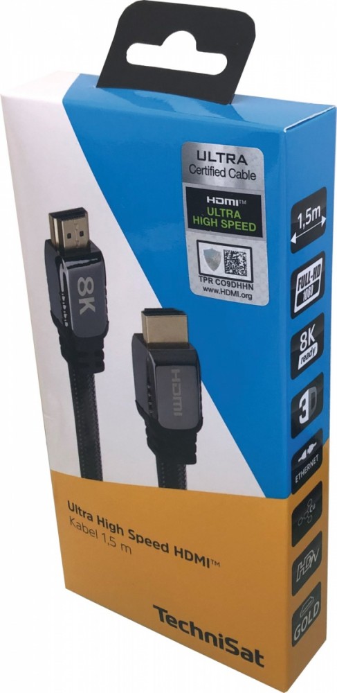 Kabel Ultra High Speed HDMI 2.1 8K 1,5m 