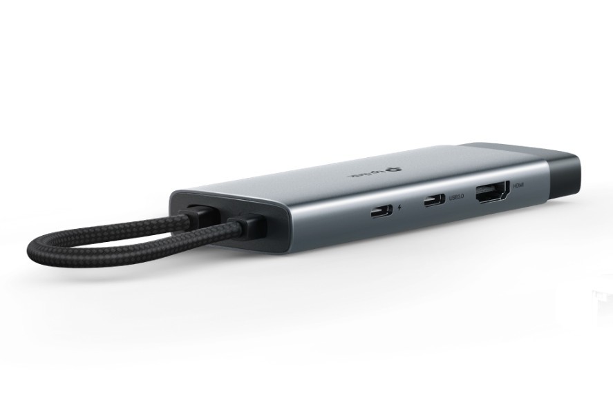 Hub USB Type-C  7-Port      	UH7020C 1 × USB-C Connector, 1 × HDMI 4K 60Hz Port, 1 × USB-C PD 100W Port, 1 × SD