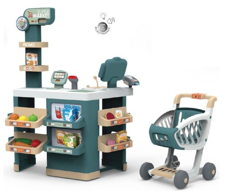 Supermarket z wózkiem 