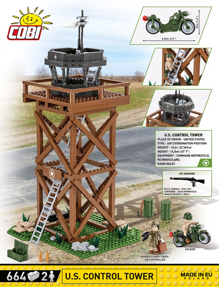 Klocki U.S. Control Tower 664 klocki 