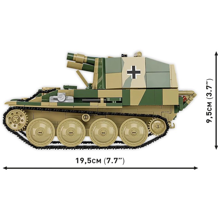 Klocki SD.KFZ.138/1 Grille 720 elementów