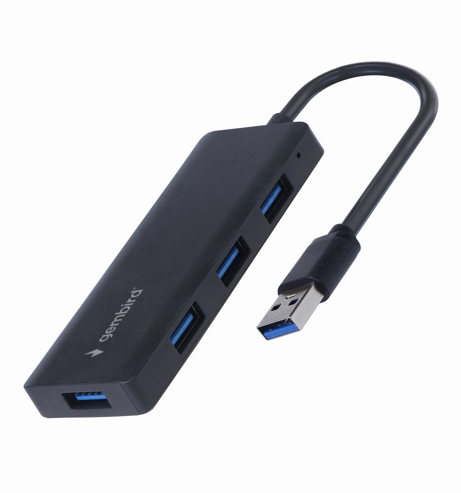 HUB 4-portowy USB 3.2 (Gen.1) czarny