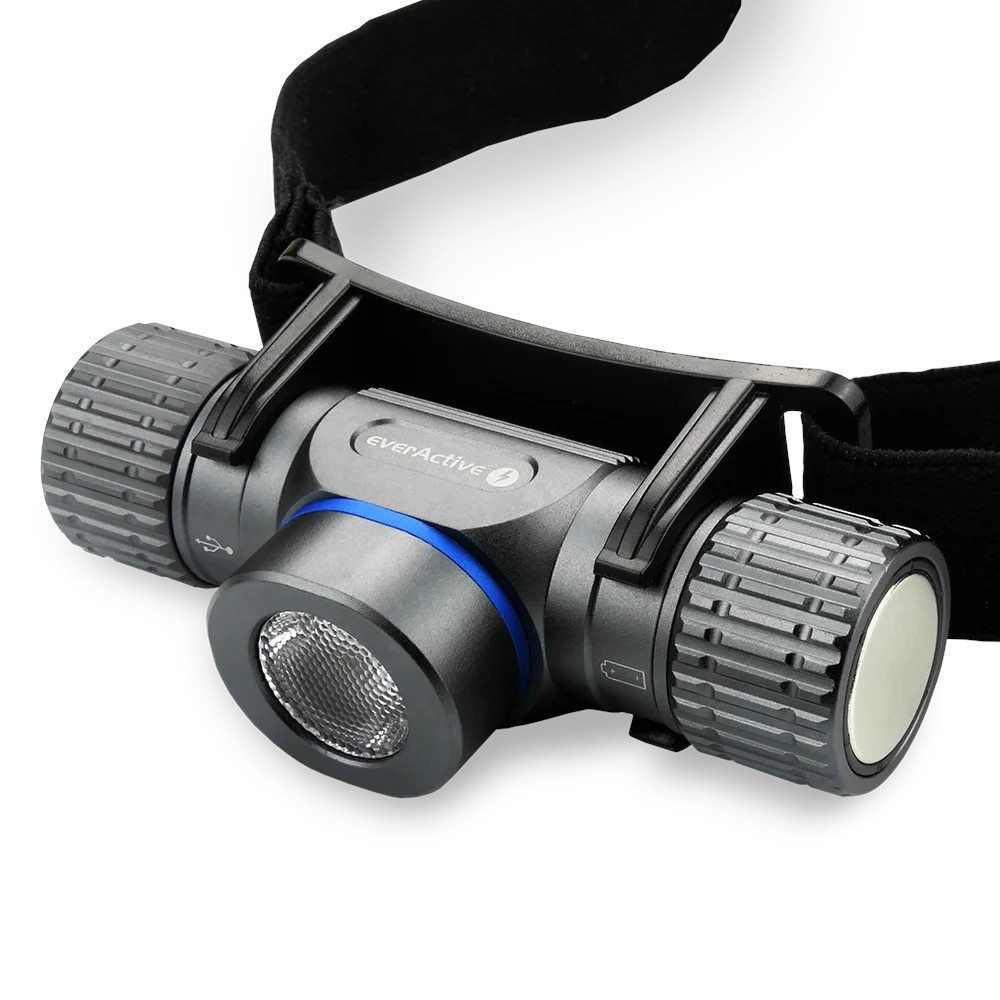 Latarka czołowa LED HL-1100R force IPX4 USB-C