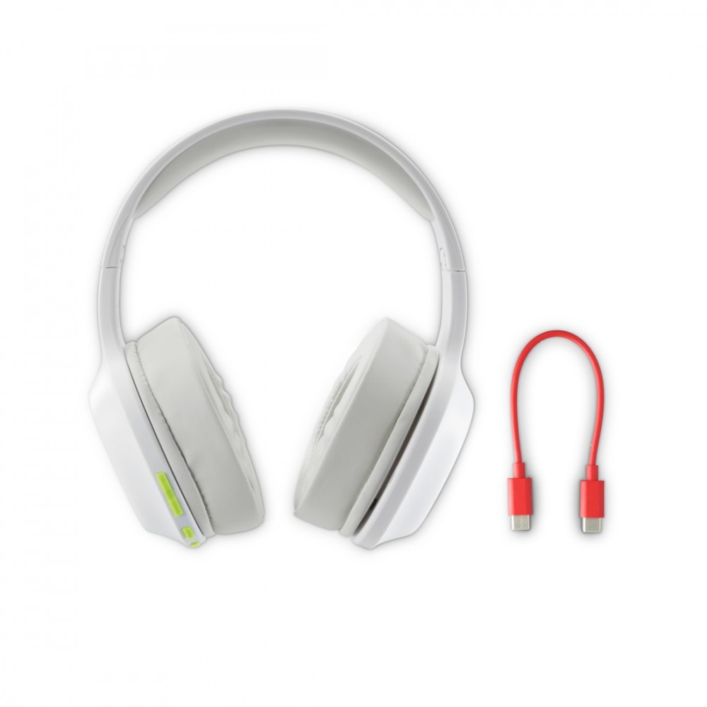 Słuchawki nauszne Bluetooth Białe 