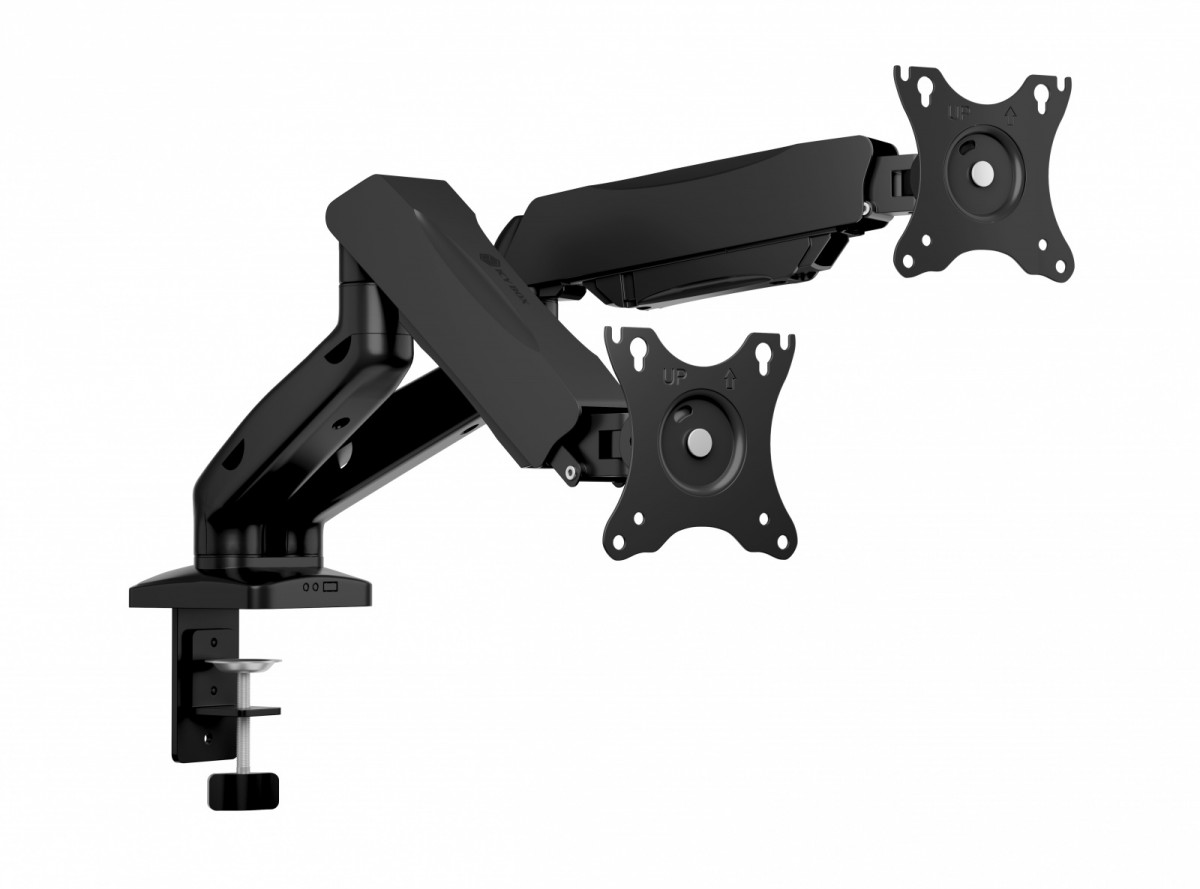 Uchwyt na dwa monitory  IB-MS204-T Uchwyt na dwa monitory do 32 cali, 2-9 kg 