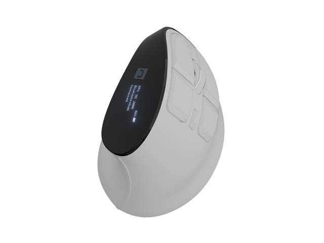 Mysz wertykalna EUPHONIE PRO 2400DPI BT 5.0 bezprzewodowa biała