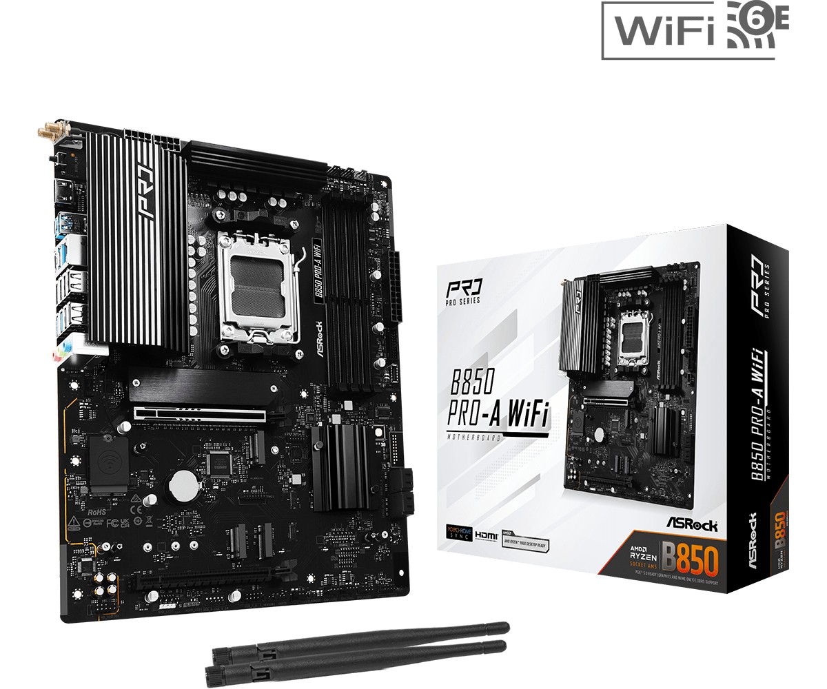 Płyta główna B850 PRO-A WIFI  AM5 4DDR5 ATX