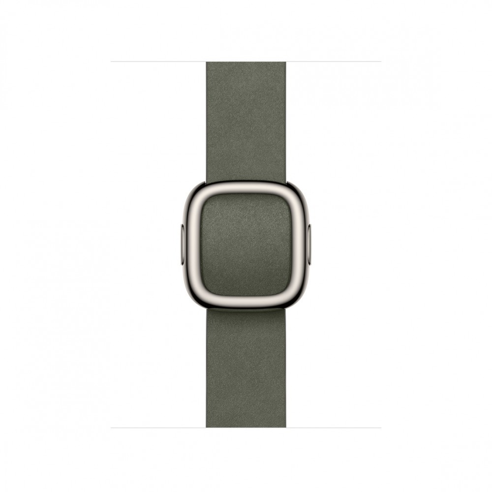 Pasek w kolorze brązowej szałwii z klamrą nowoczesną do koperty 42 mm - rozmiar S
