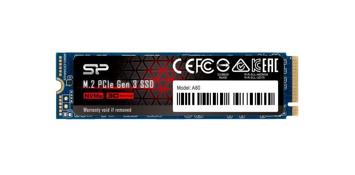 Dysk SSD P34A80 1TB PCIe M.2 NVMe 3400/3000 MB/s 