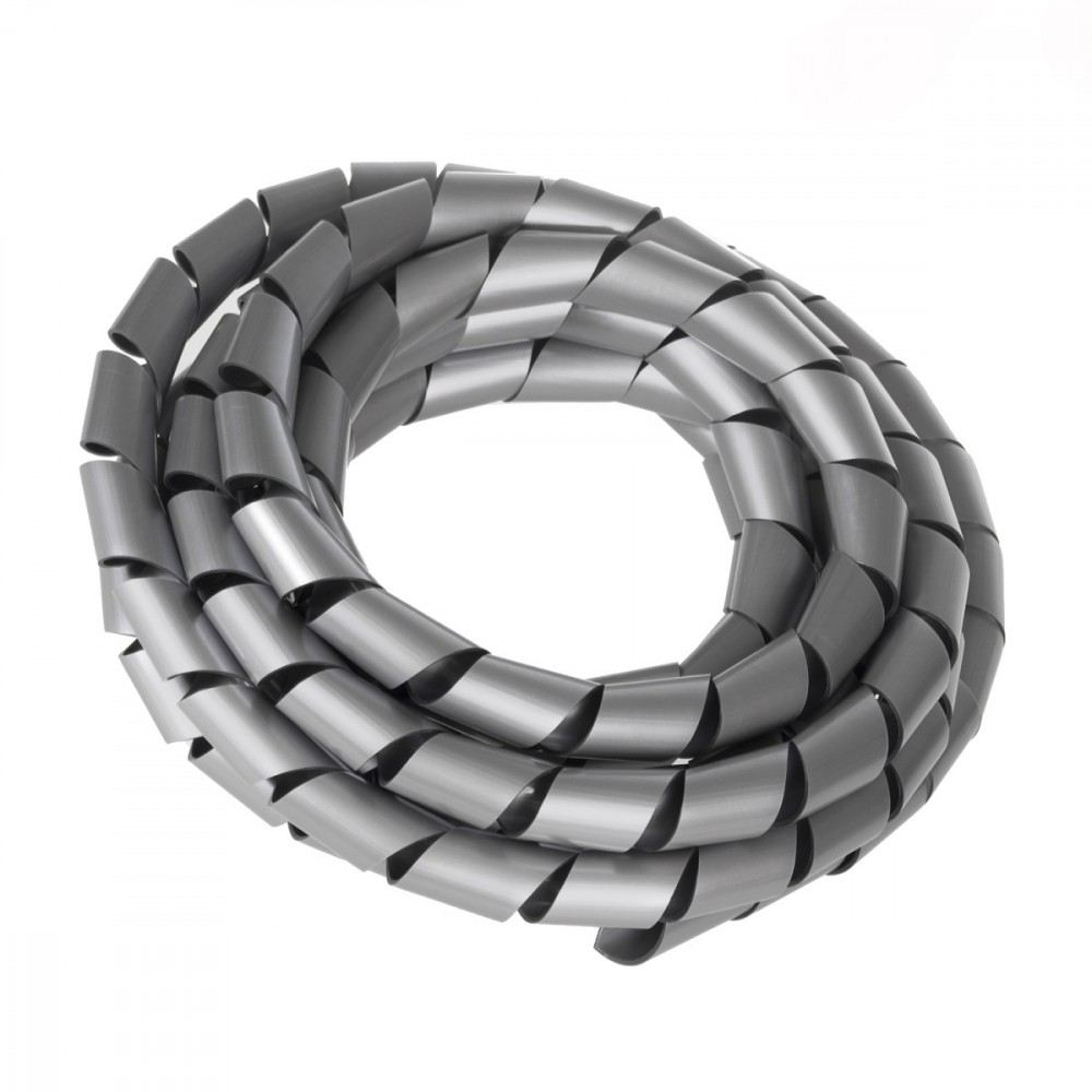 Osłona maskująca na kable MCTV-687S  (20.4*22mm) 3m srebna spirala
