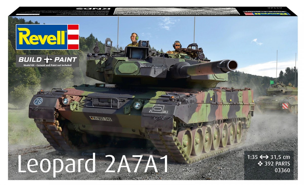Model plastikowy Leopard 2A7A1