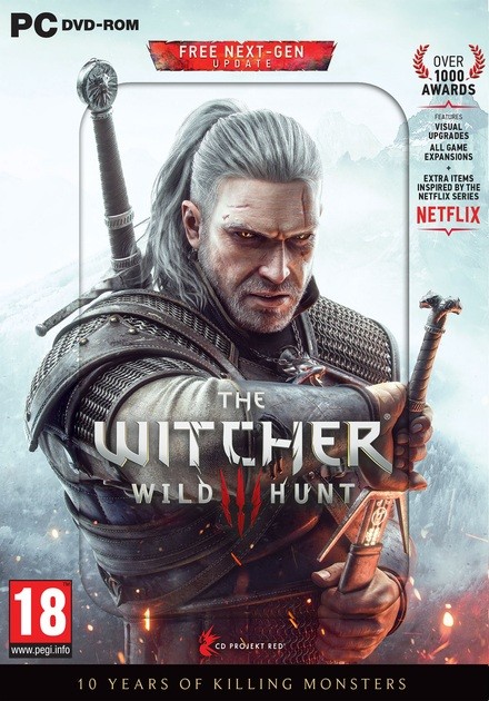 Gra PC Wiedźmin 3 Dziki Gon - Edycja Gry Roku + 10th Anniversary Steelbook