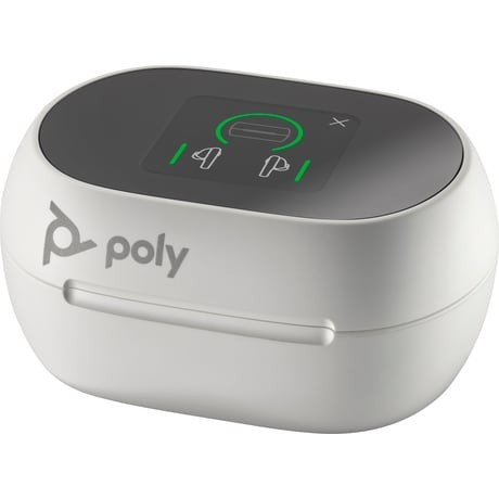 Etui do ładowania białe  z ekranem dotykowym Voyager Free 60+ UC do adaptera BT700 USB-A 8L587AA