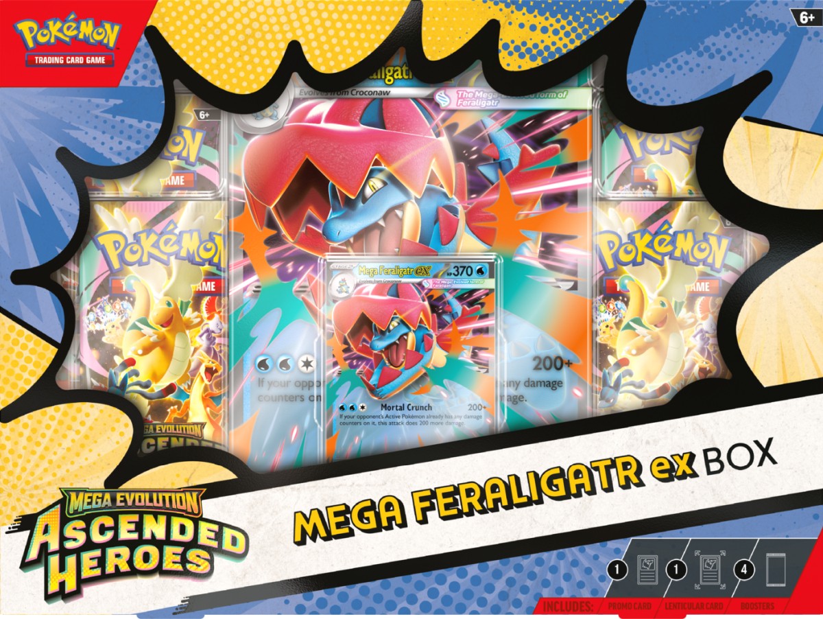 Karty Mega Evolution - Ascended Heroes Mega Feraligatr Ex Box