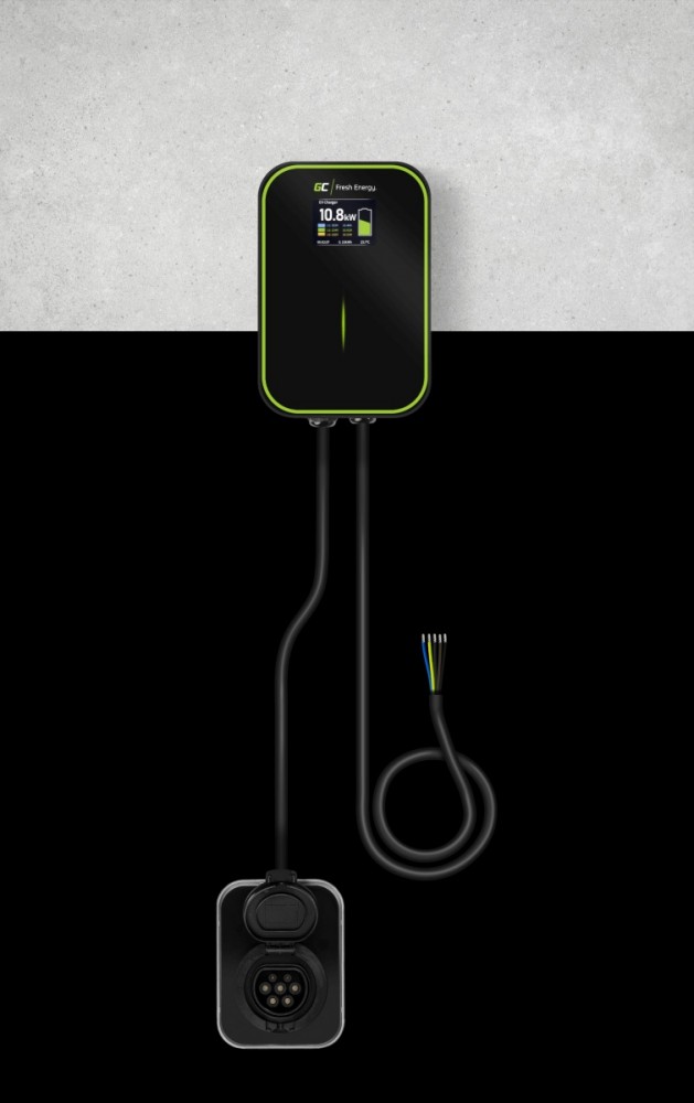 Ładowarka EV Wallbox PowerBox 22kW - gniazdo Type 2, czytnik RFID 