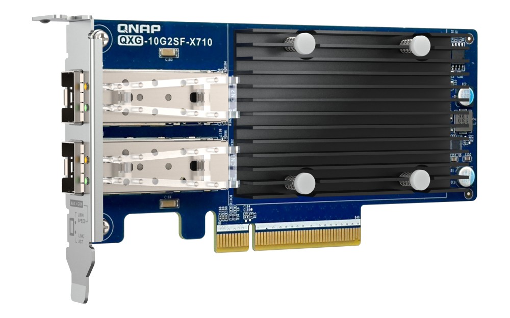 Dwuportowa sieciowa karta rozszerzeń QXG-10G2SF-X710 10GbE d-p SFP+ network expand card 