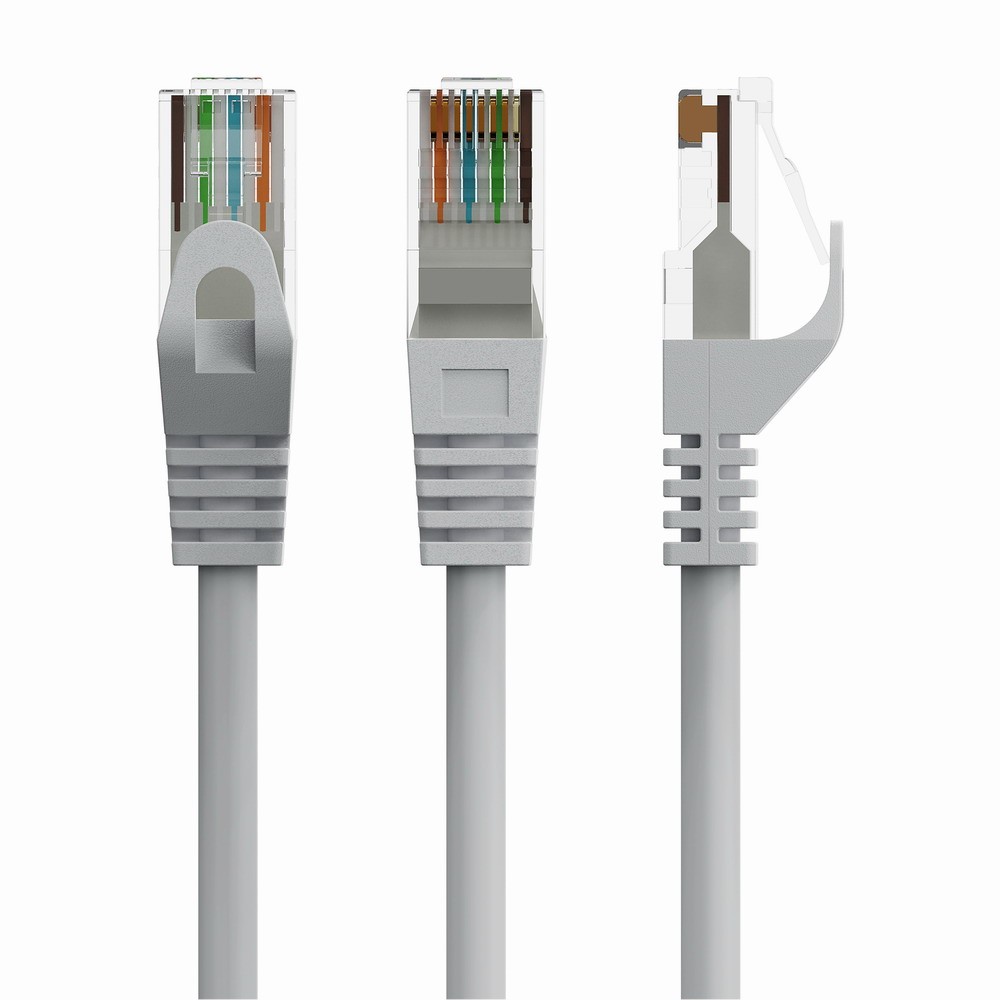 Patchcord kat.6 UTP 20m kolor szary 