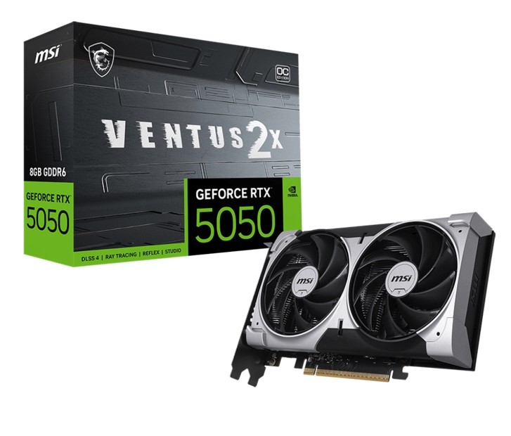 Karta graficzna GeForce RTX 5050 8GB VENTUS 2X OC GDDR6 128BIT DP/HDMI 