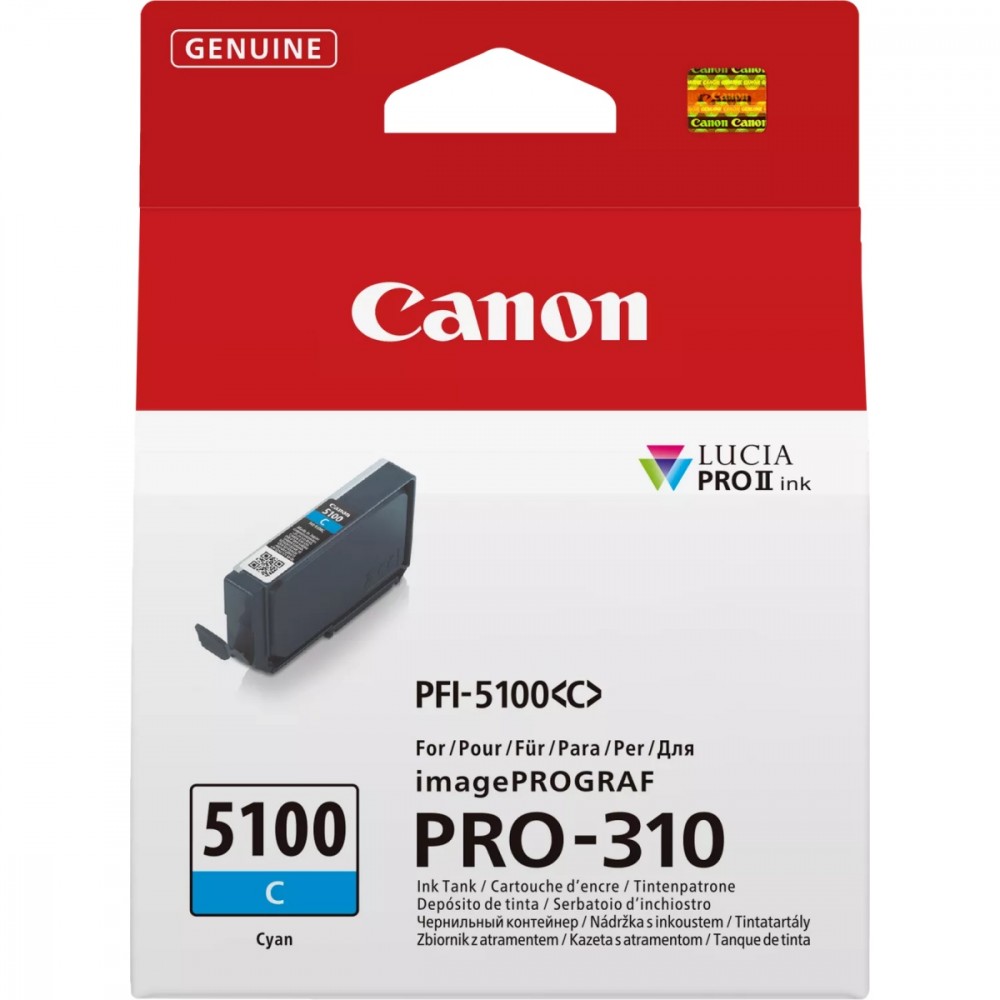 Tusz PFI-5100 EUR 6953C001 cyan