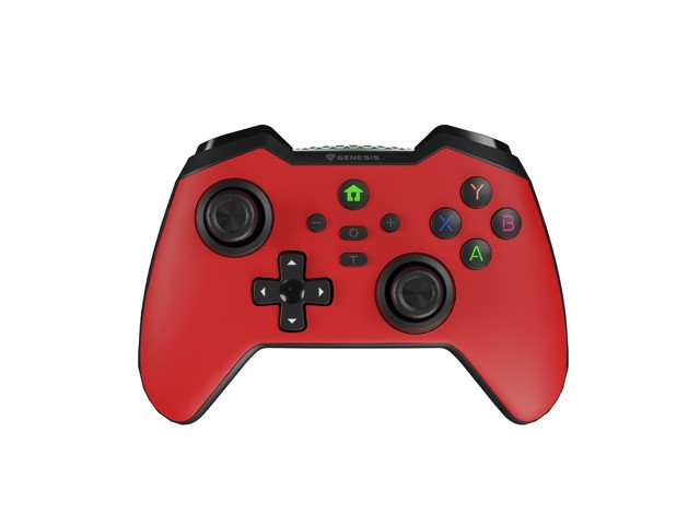 Gamepad Genesis Mangan 400 bezprzewodowy do PC/Switch/Mobile Czerwony 