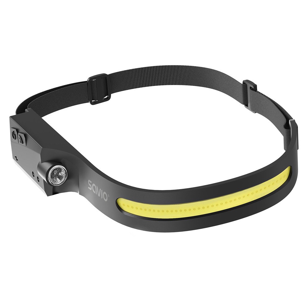 Latarka czołowa LED z czujnikiem ruchu, USB-C, 350 lm, zasięg 80m, FL-02 