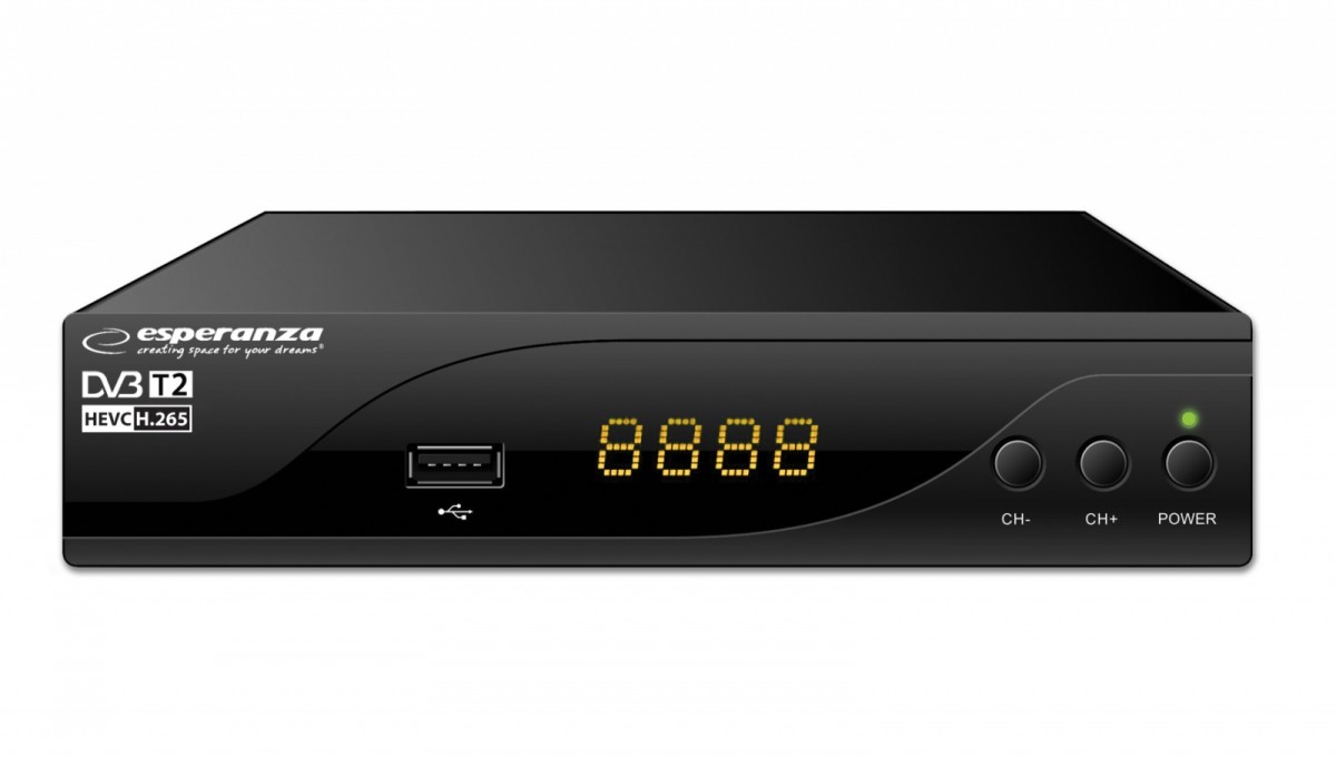 Tuner EV105P DVB-T/T2 H.265/HEVC 