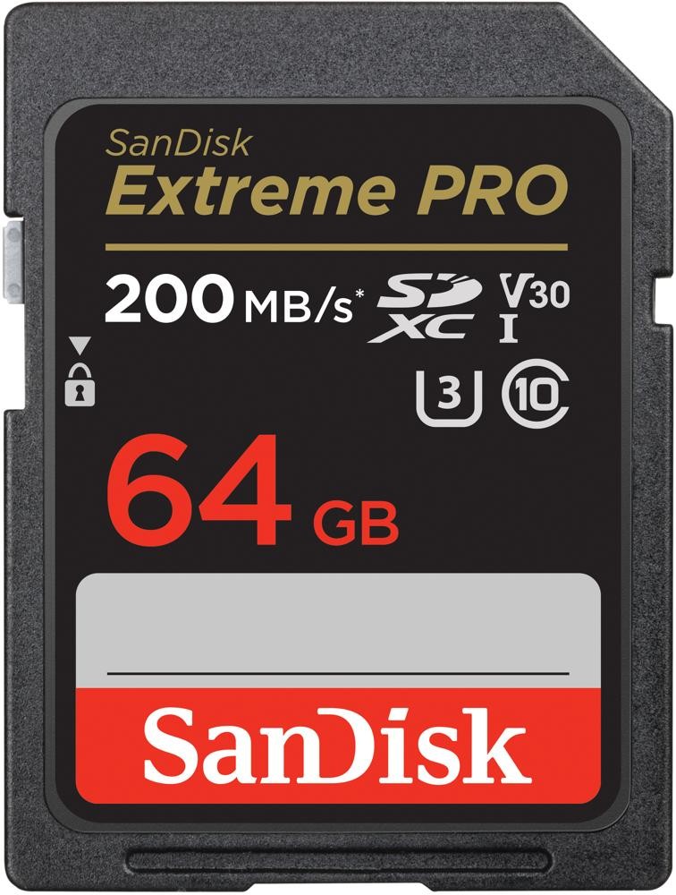 Karta pamięci Extreme Pro SDXC 64GB 200/90 MB/s V30 UHS-I U3 