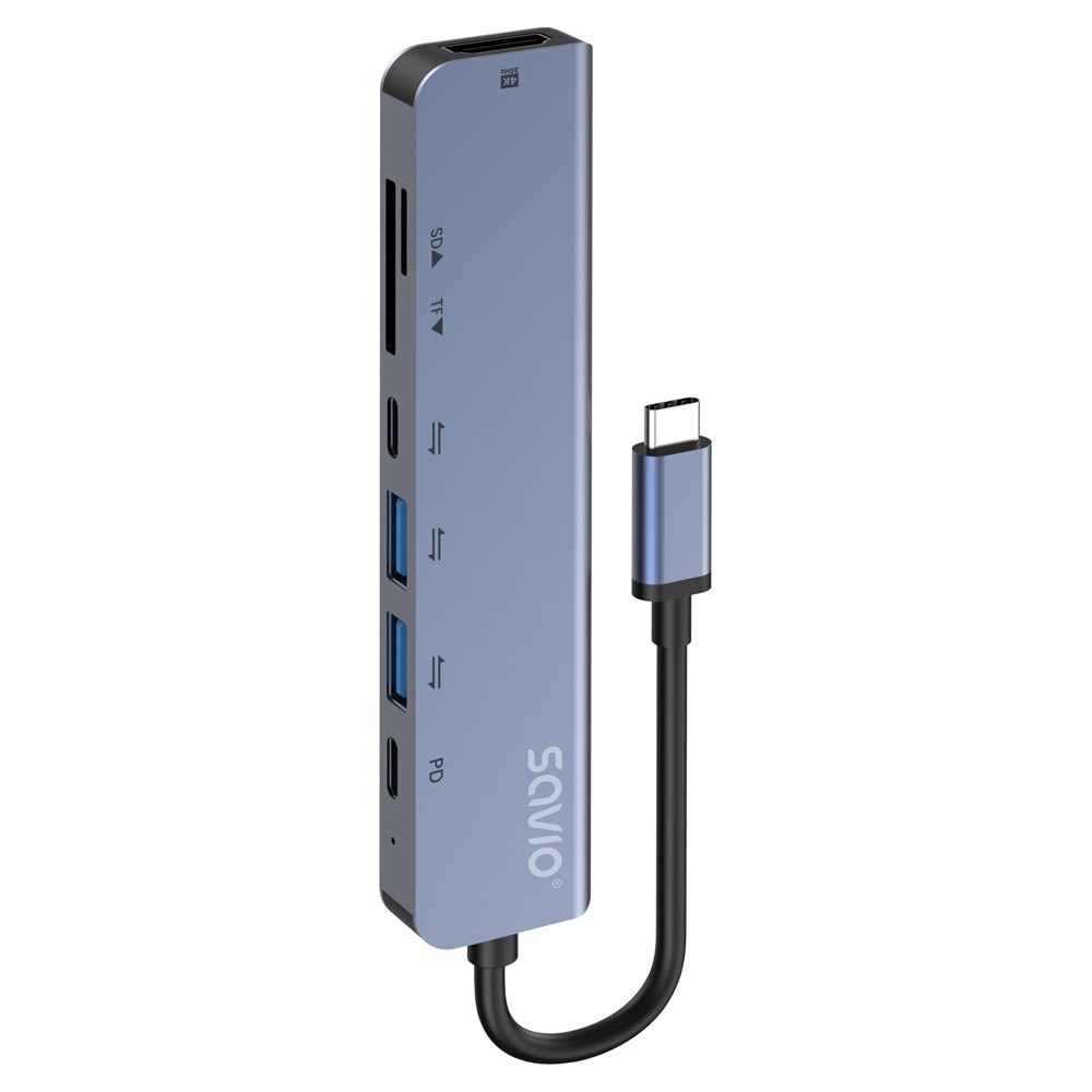 HUB USB-C 7w1 AK-82 