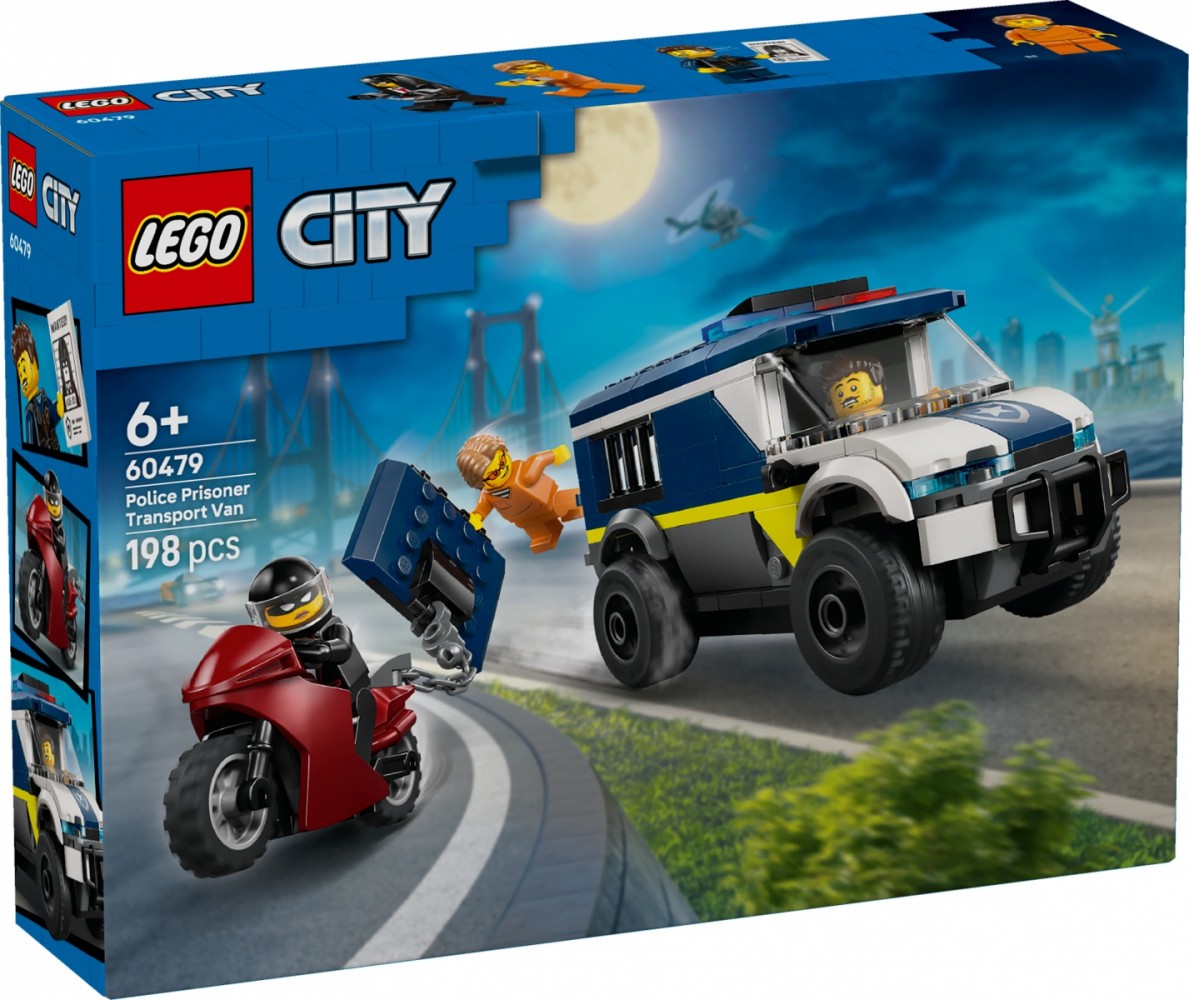 Klocki City 60479 Furgonetka policyjnego konwoju więziennego
