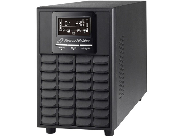 UPS On-Line 1/1 fazy 1000VA CG PF1, USB/RS232,      4x IEC C13, EPO 