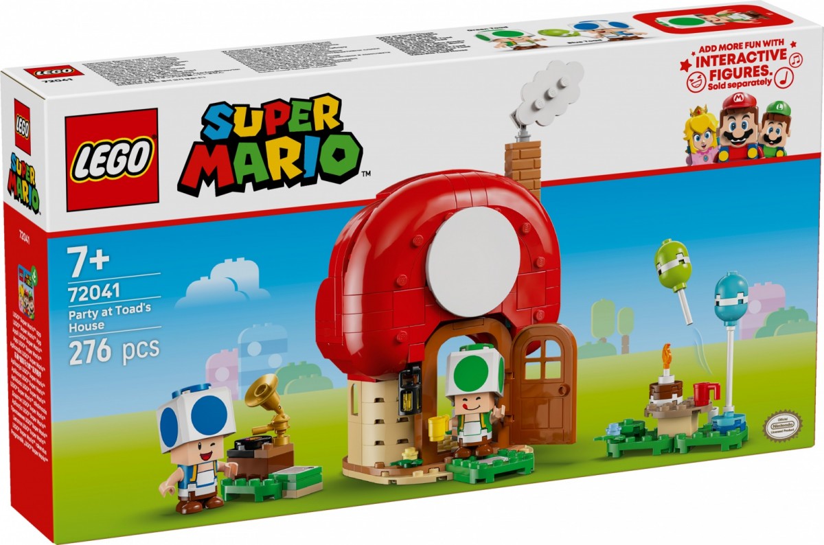 Klocki Super Mario 72041 Toad i domówka 
