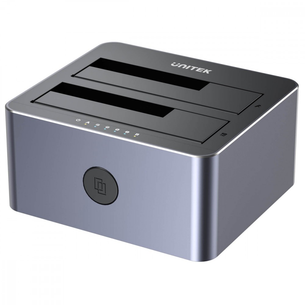 Stacja klonująca dyski 2,5/3,5 USB 5 Gbps; Y-3026GY01-EU 