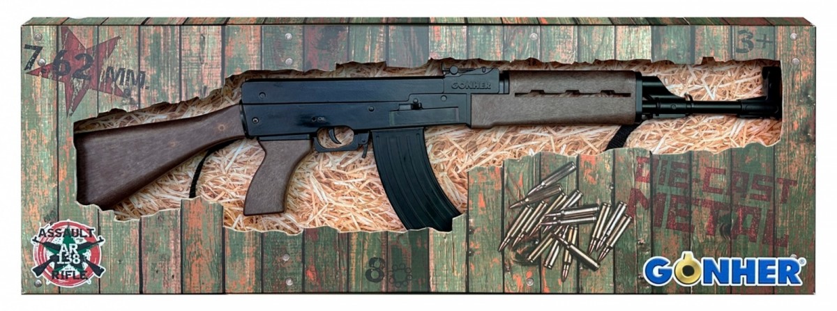 Gonher Karabin metalowy VZ-58 8 naboi 