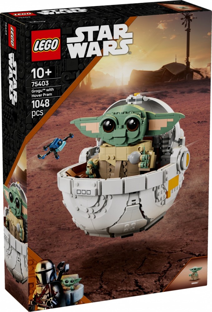 Klocki Star Wars 75403 Grogu w wózku 