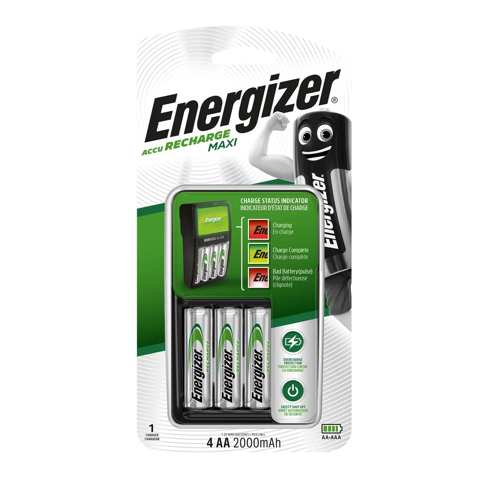 Ładowarka do akumulatorków MAXI + POWER PLUS AA / 4SZT (2000 mAh)