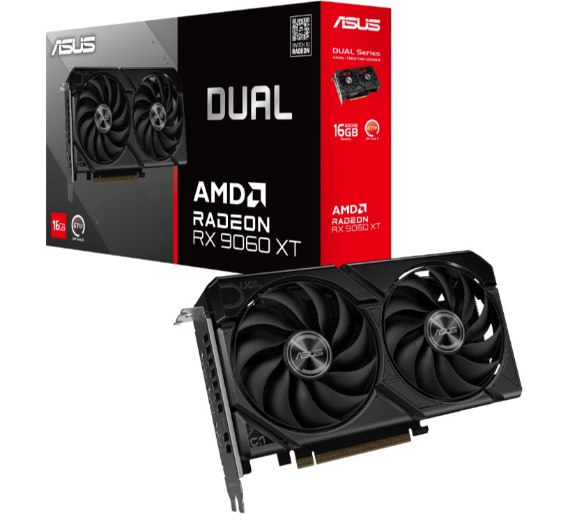 Karta graficzna Dual Radeon RX 9060 XT 16GB GDDR6  DUAL-RX9060XT-16G