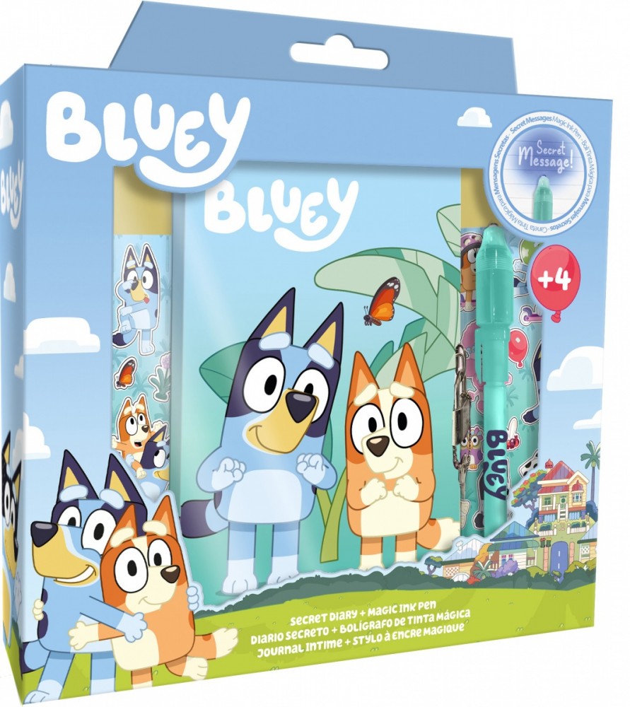 Pamiętnik z magicznym długopisem Bluey 