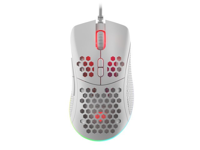 Mysz Krypton 550 8000 DPI podświetlenie RGB dla graczy lekka Biała 