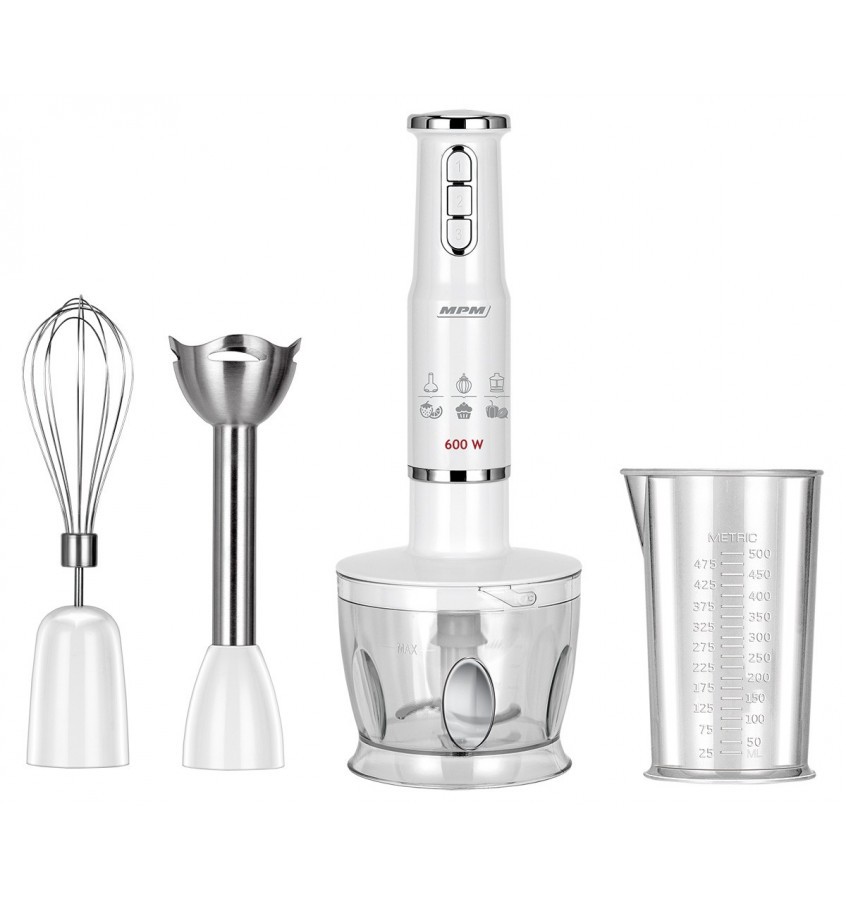 Blender ręczny zestaw MBL-43 biały