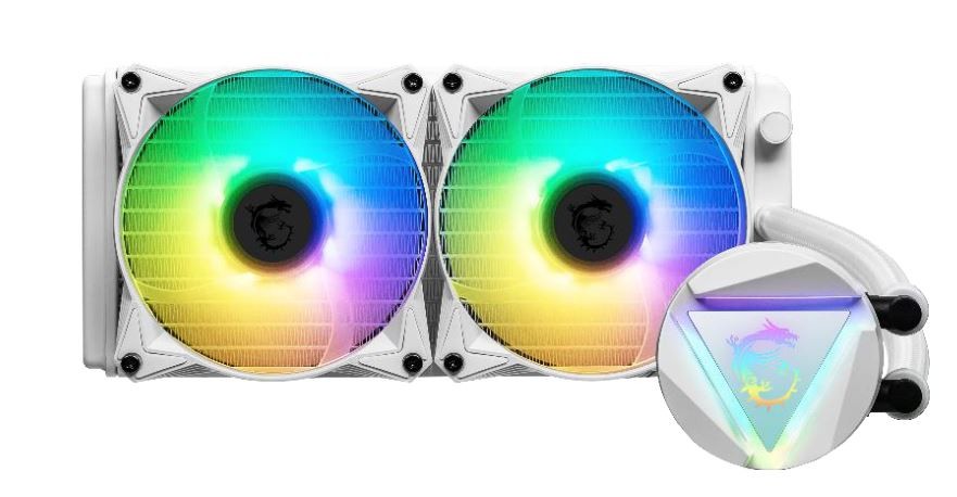 Chłodzenie procesora MAG Core Liquid 240R V2 White 240mm ARGB CPU Cooler 