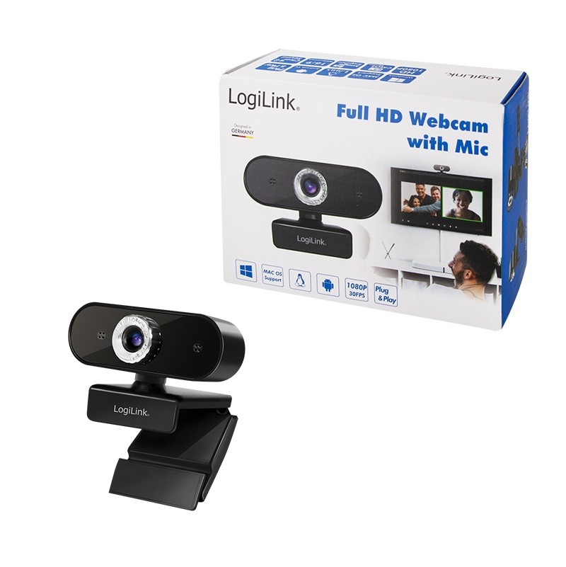 Kamera internetowa FULL HD z mikrofonem 