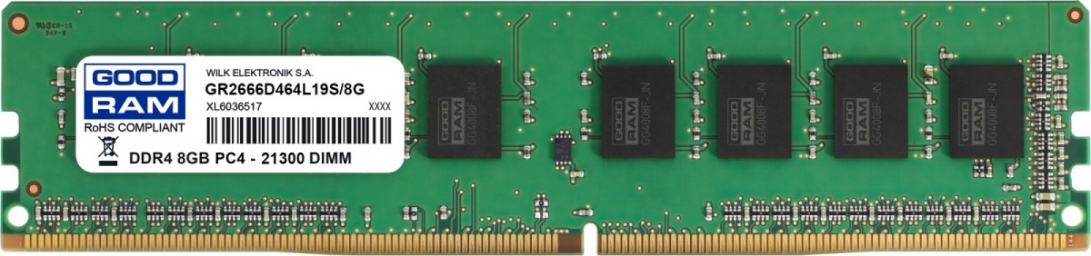 Pamięć DDR4 8GB/2666 CL19 1024 *8