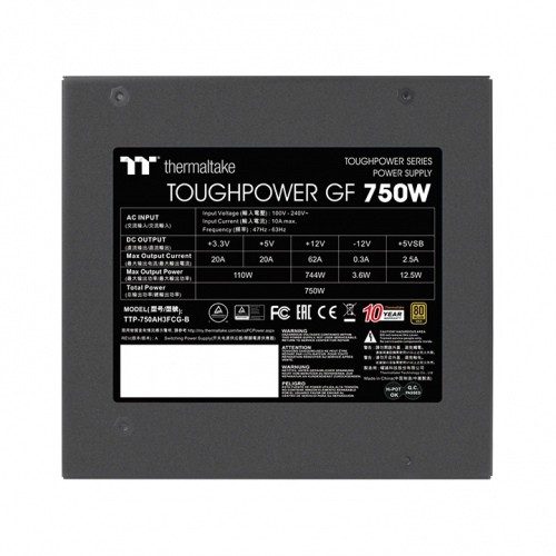 Zasilacz - ToughPower GF 750W Modular 80+Gold 