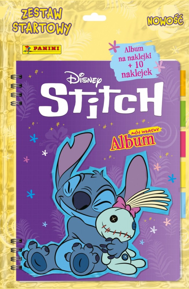 Zestaw startowy naklejki Stitch