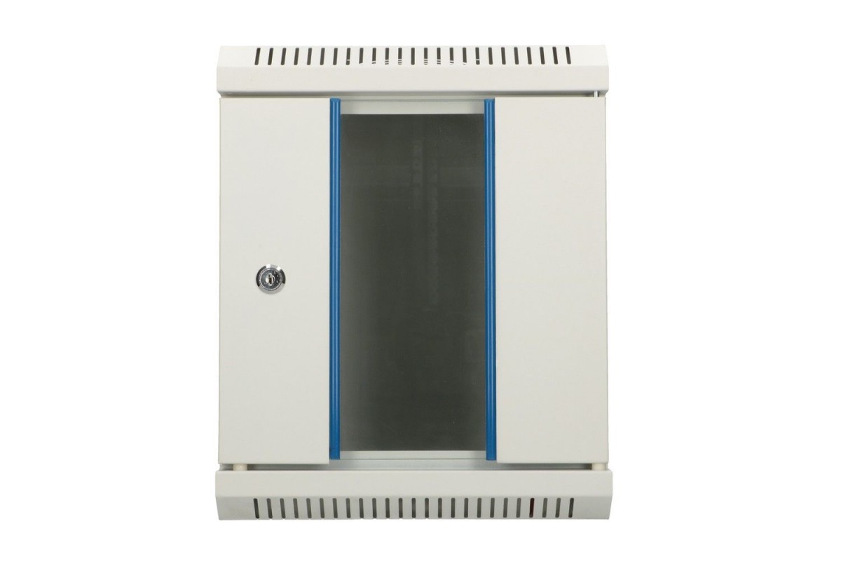 Szafa rack 6U 10 cali szara wisząca 