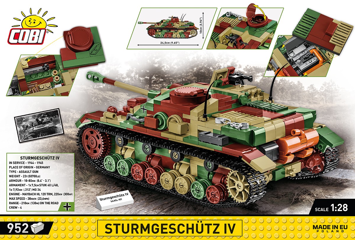 Klocki Sturmgeschutz IV Sd.Kfz. 167