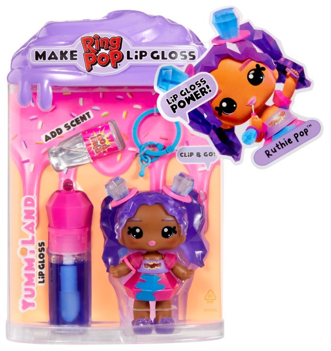 Lalka Yummiland Lip Gloss Doll, Ruthie Pop 