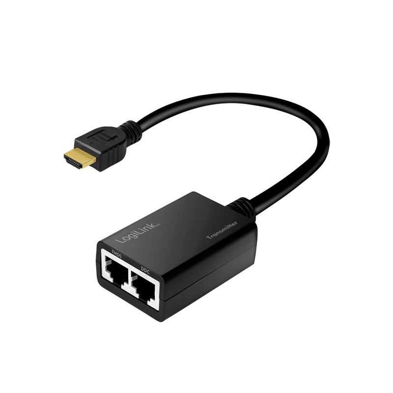 Extender HDMI do 30m, 1080p/60Hz, 0.3m 