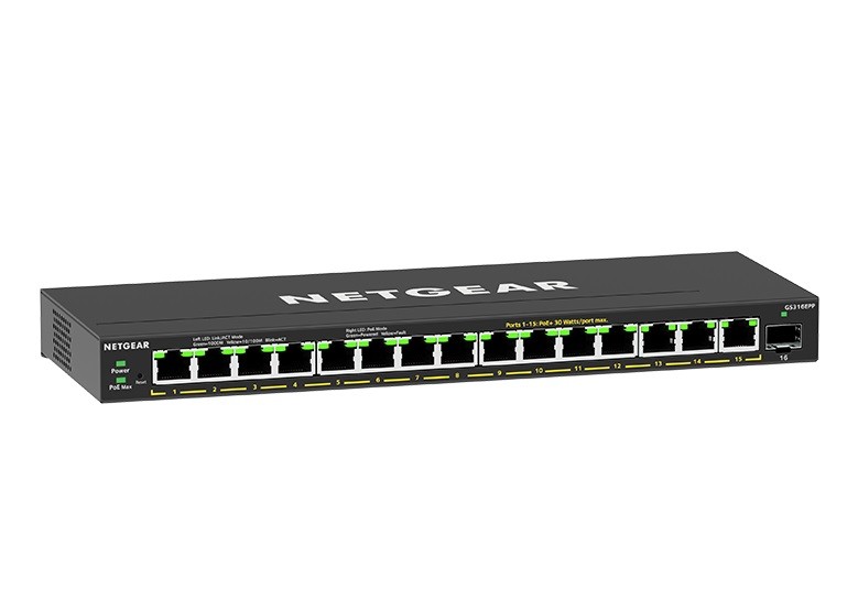 Przełącznik GS316EPP Switch unmanaged 16xGE PoE+ 